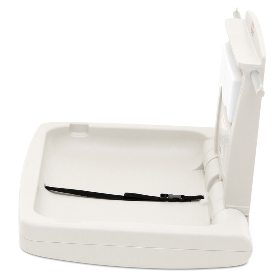 Horizontal Rubbermaid Baby Change station Platinum