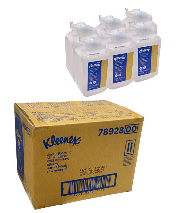 Kleenex Luxury Foam Hand Soap Cleanser Box of 6
