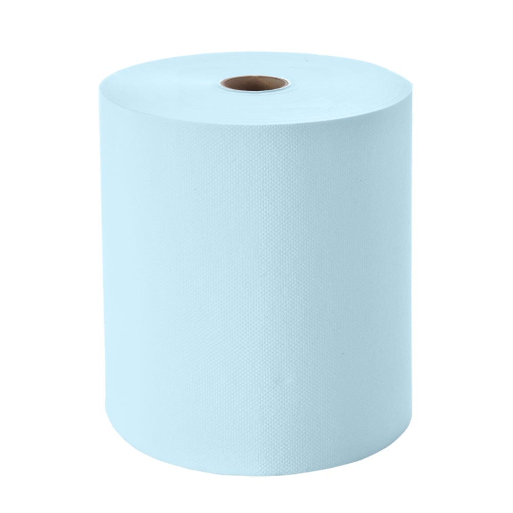 WYPALL L10 Roll Control Centrefeed Wiper, Blue Roll (94126) – Single Use Disposable Cleaning Wipers
