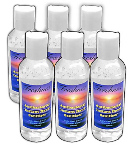 Antibacterial Personal Hand Gel Pack of 6