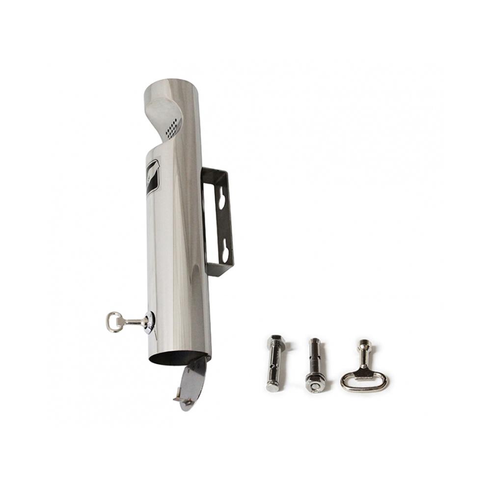 Small Outdoor Stainless Steel Ashtray, outdoor ashtray