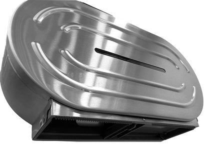 S'Steel Twin Jumbo Toilet Roll Dispenser