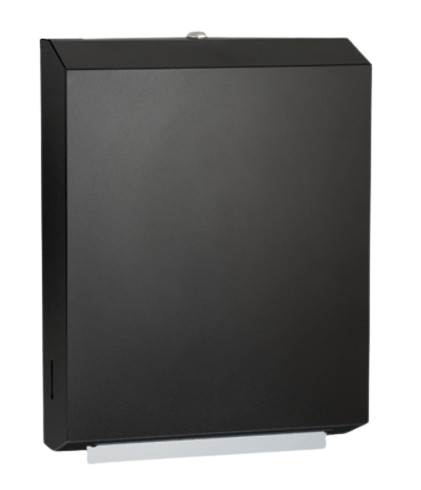 JD Macdonald Matte Black Paper Towel Dispenser 10-0210-41