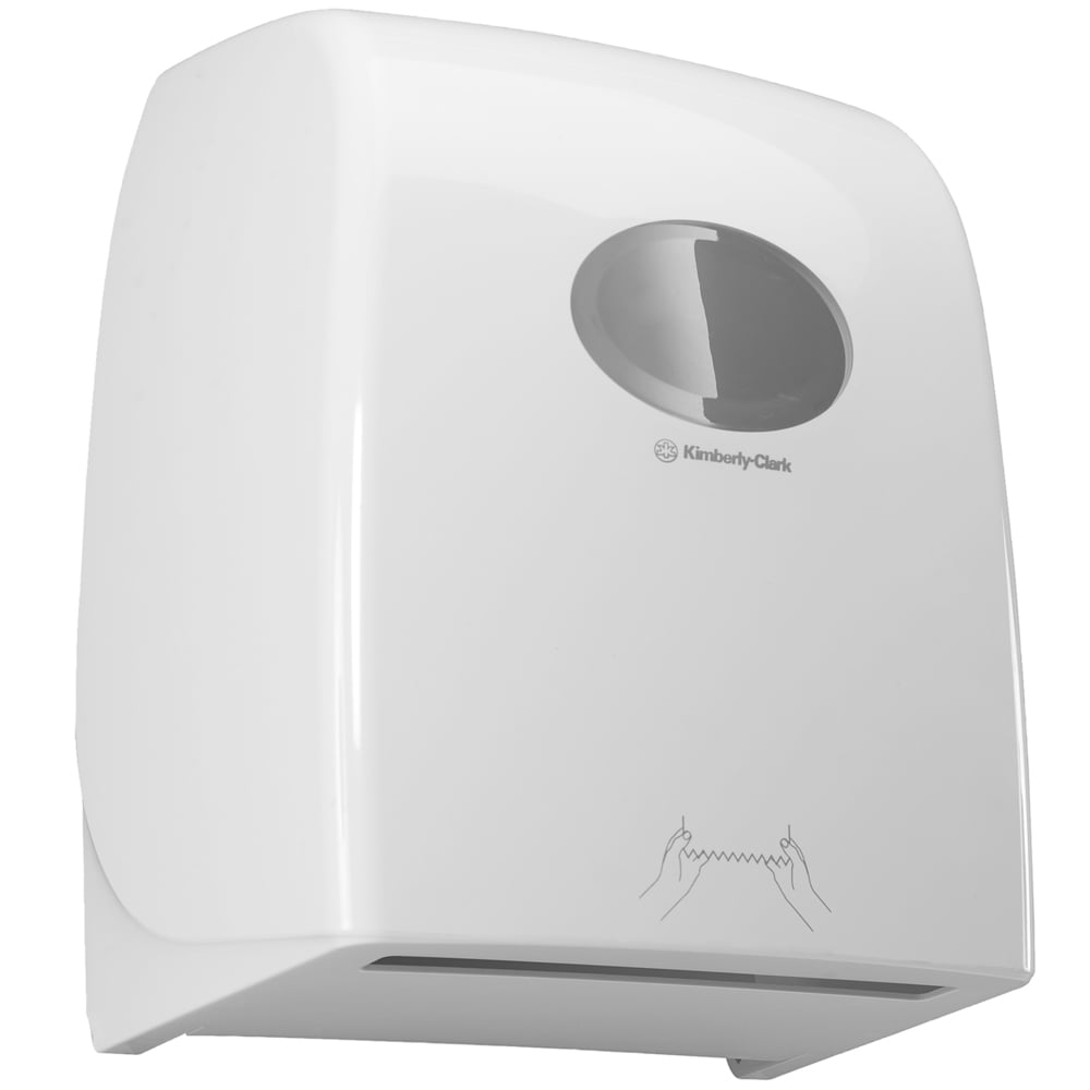 KCP_ Hard Roll Towel Dispenser_ Controlled dispensing