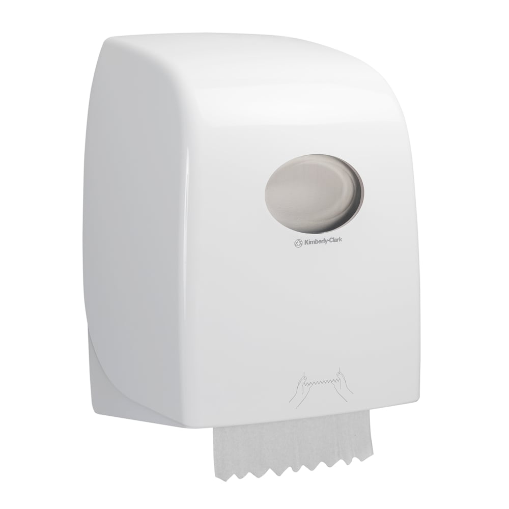 KCP_ Hard Roll Towel Dispenser_ Controlled dispensing