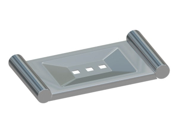 Lawson Soap Dish in Polished Stainless Steel ML6022PSS
