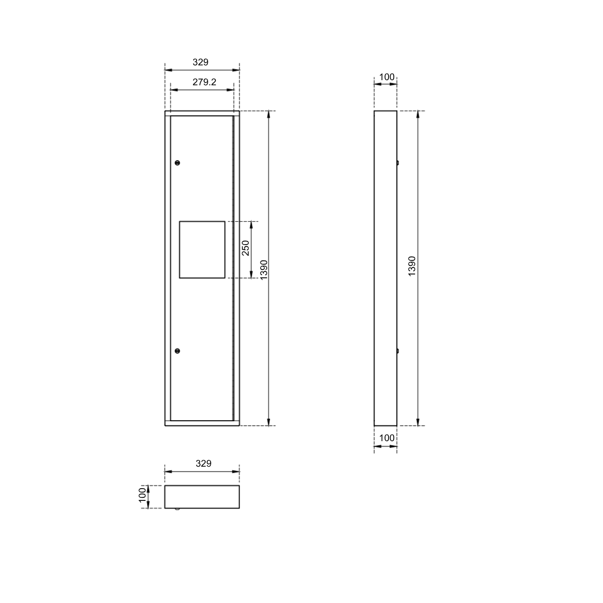 Metlam Combination Wall Unit ML706