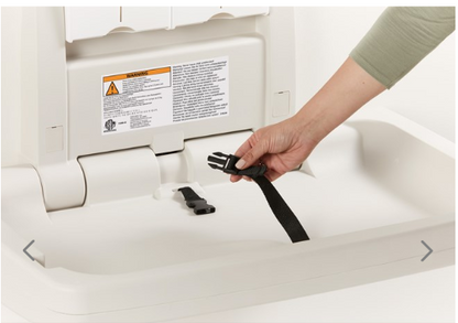Rubbermaid Baby Changing Station Horizontal safety strap Ozwashroom