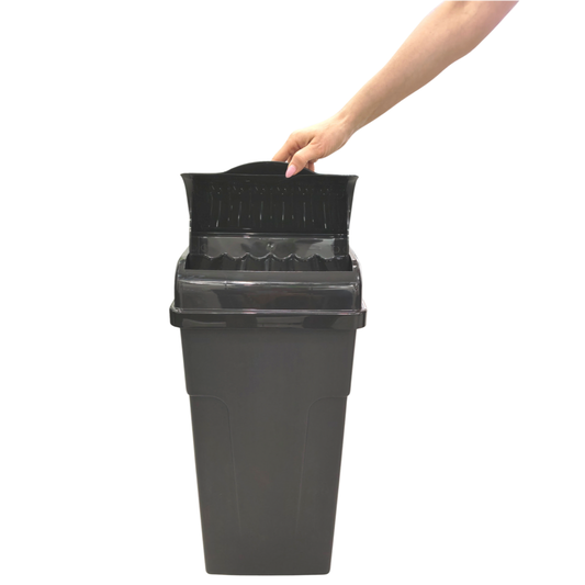 Ozwashroom 23L Sanitary Bin/Nappy Bin Side opening