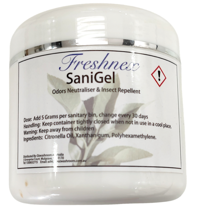 Sanitary Bin Gel Odour Neutraliser Antibacterial