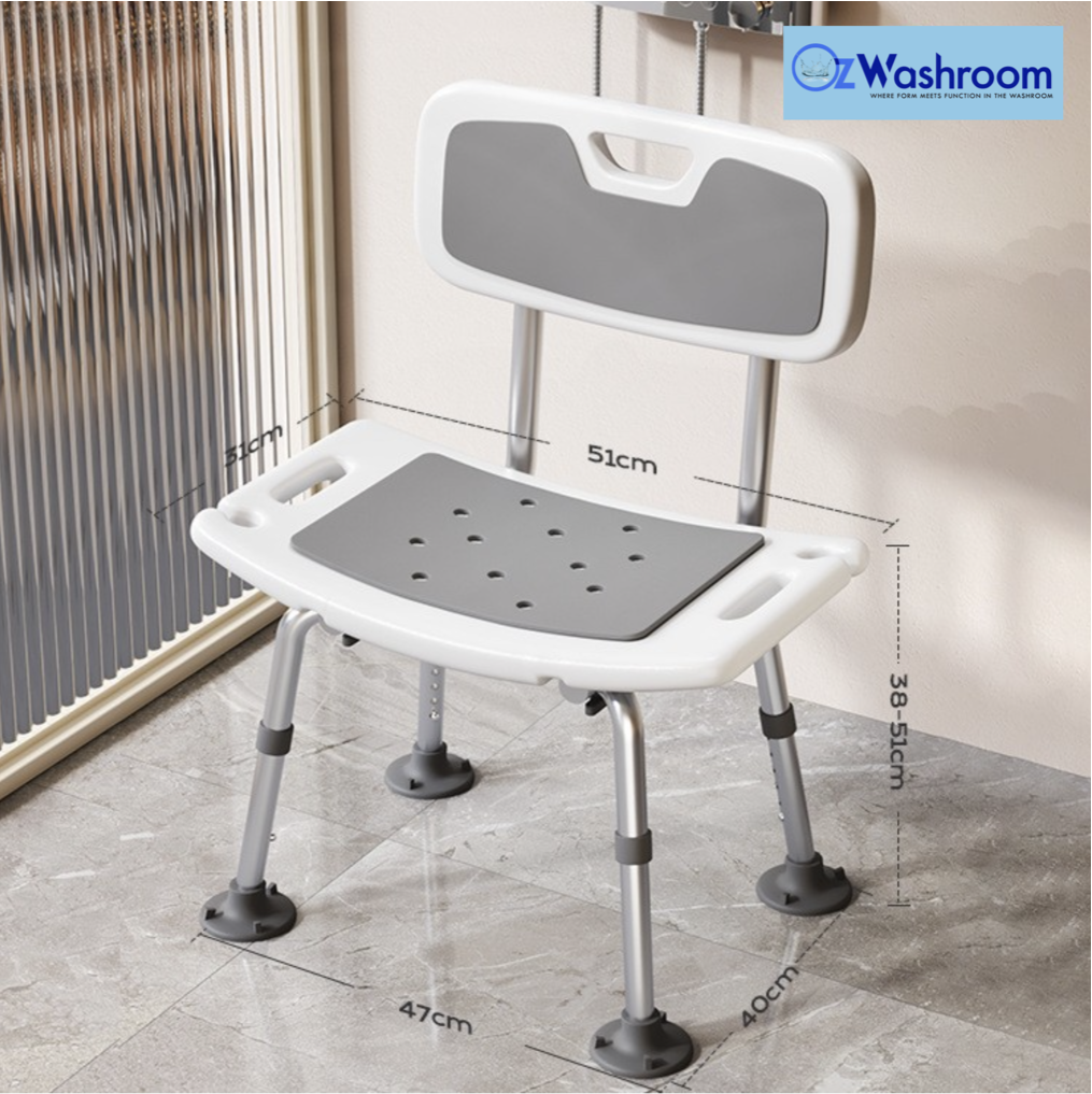 Shower Chair Safe, Non-Slip, Comfortable, Easy Set up