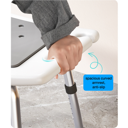 Shower Chair Safe, Non-Slip, Comfortable, Easy Set up