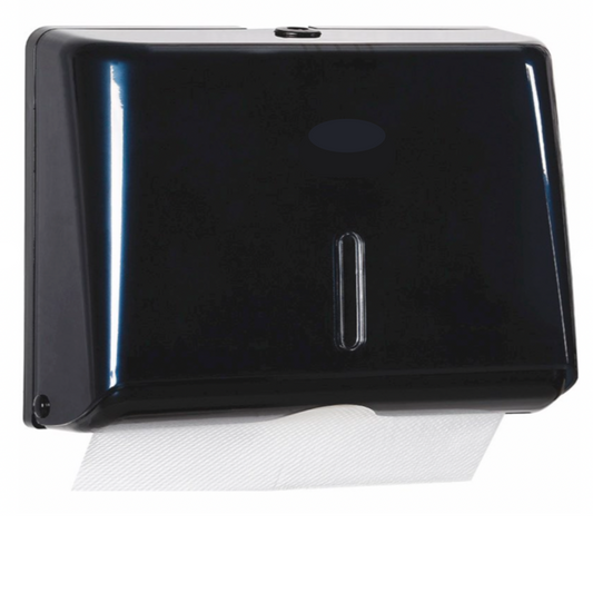 Slim Paper Towel Dispenser Horizontal Black