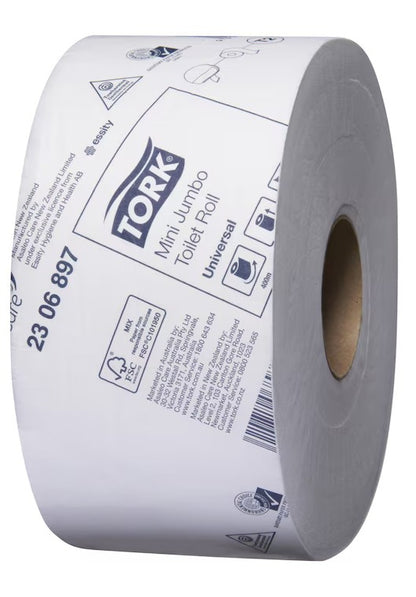 Tork Mini Jumbo Toilet Roll 1ply Universal 