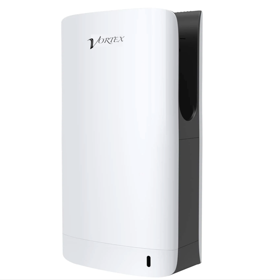 Vortex Jet Hand Dryer, Compact Elegant For Commercial Bathrooms. IP24 rating.