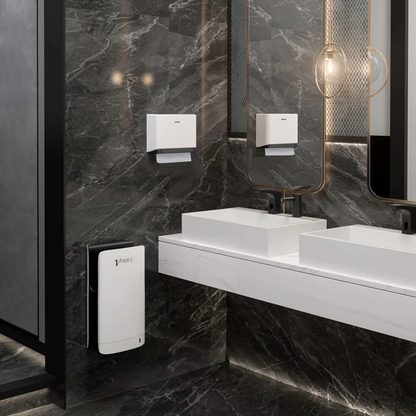 Vortex Jet Hand Dryer, Compact Elegant For Commercial Bathrooms. IP24 rating.