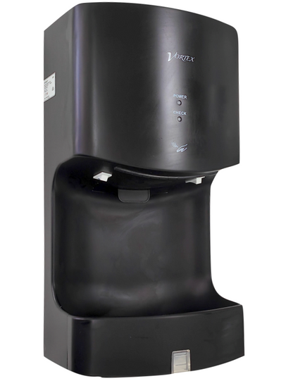 Vortex Black Mini Jet Hand Dryer with Filter & Water Tray ozwashroom