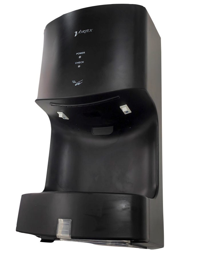Vortex Black Mini Jet Hand Dryer with Filter & Water Tray ozwashroom