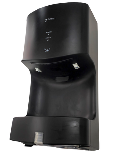 Vortex Black Mini Jet Hand Dryer with Filter & Water Tray ozwashroom
