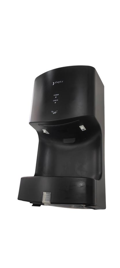 Vortex Black Mini Jet Hand Dryer with Filter & Water Tray ozwashroom