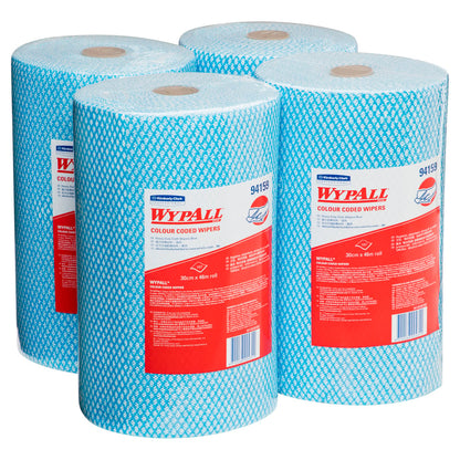 WypAll Blue Color Coded Wipers for General cleaning