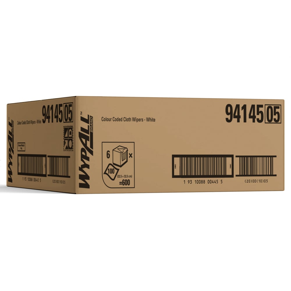 WYPALL® White cleaning wipers for Janitorial use in healthcare settings