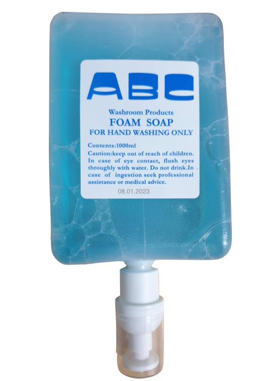 ABC Foam Soap Pack of 6, 1L each, Excellent Value