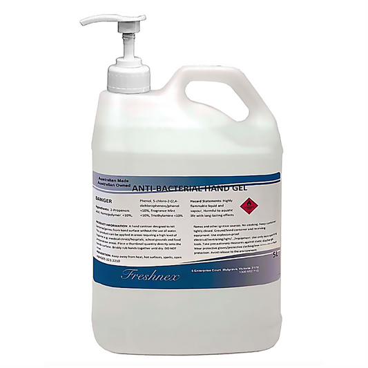 ABG1-P  Anti-Bacterial Hand Sanitising Gel 5L with pump