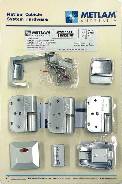 Metlam Toilet Partition Kit Hardware Left or Right Hand