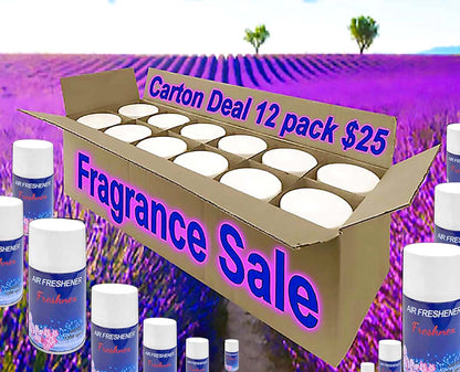 AF12PACK Carton of Fragrance Spray Cans x12