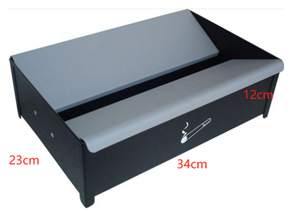 Smokers Powder Coated Metal Floor Ashtray