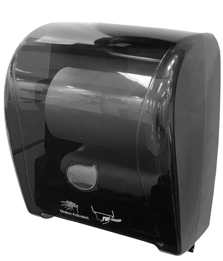 Automatic Paper Towel Dispenser Transparent Black