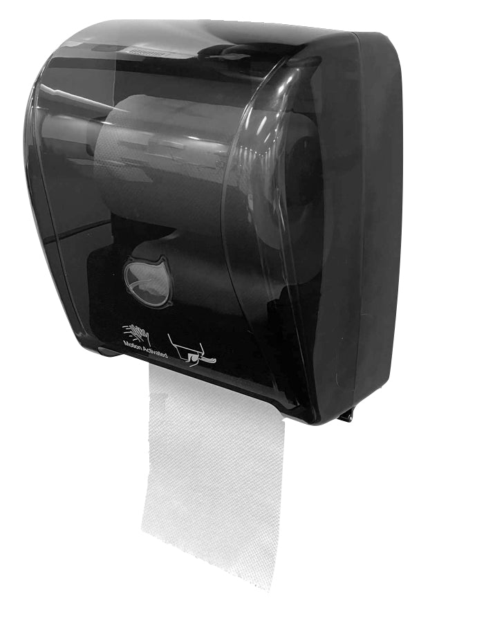 Automatic Paper Towel Dispenser Transparent Black