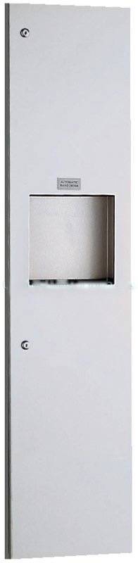 B319327 Bobrick 2 in 1 Hand Dryer and Waste Bin - Recessed