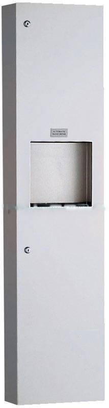 B319327 Bobrick 2 in 1 Hand Dryer and Waste Bin - Wall Mounted