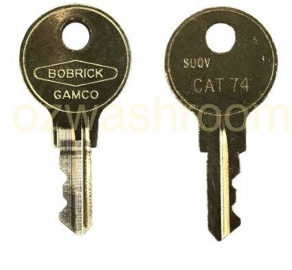 B330 Bobrick CAT 74 Key to Suit Various Bobrick products