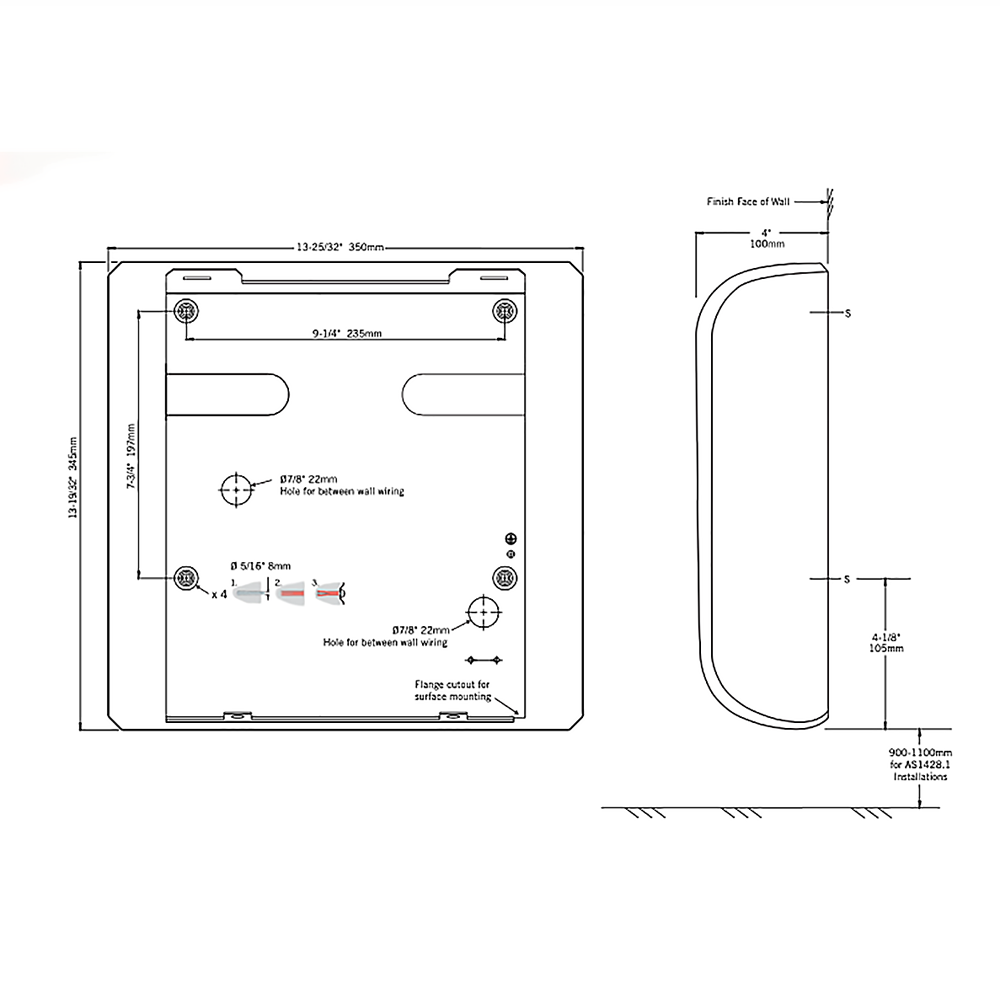 Illustration of the product "Bobrick Hand Dryer Trimline White B7120 by Ozwashroom"