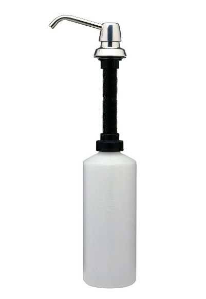 B822 Bobrick Chrome Push Button Soap Dispenser 