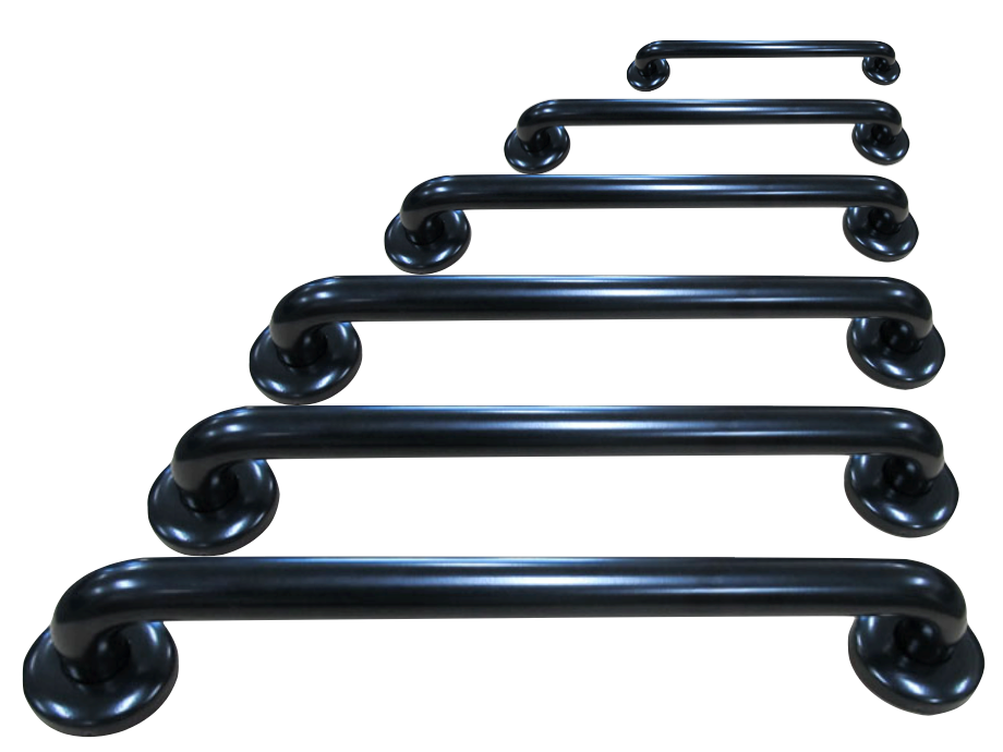 Black Grab Rail Powder Coated Many Sizes