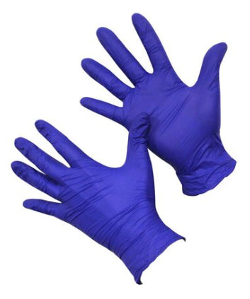 Nitrile Disposable Gloves Dark Blue Powder Free