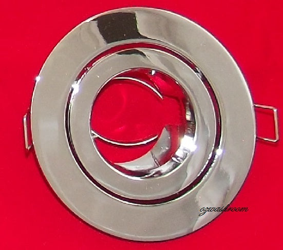 Chrome Bright Round Gymble 100mm Dia