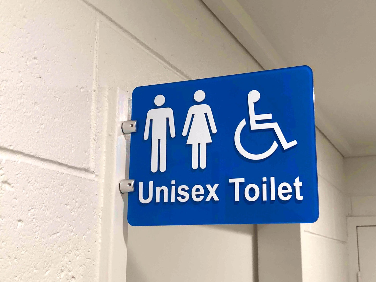 Unisex & Accessible Toilet Signage - Wholesale Australia