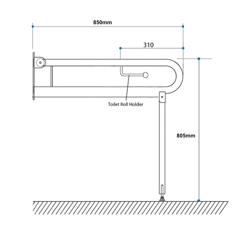 Drop Down Grab Rail Disable Compliant