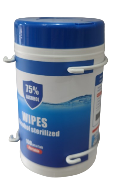 75% Alcohol 100 wipes Disinfectant Antibacterial Biodegradable