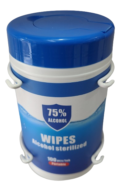 75% Alcohol 100 wipes Disinfectant Antibacterial Biodegradable