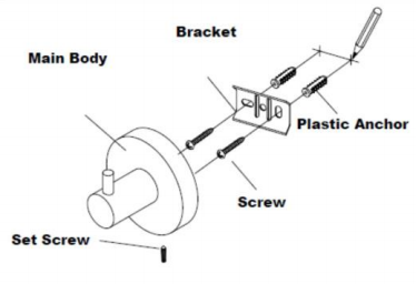 SINGLE ROBE HOOK