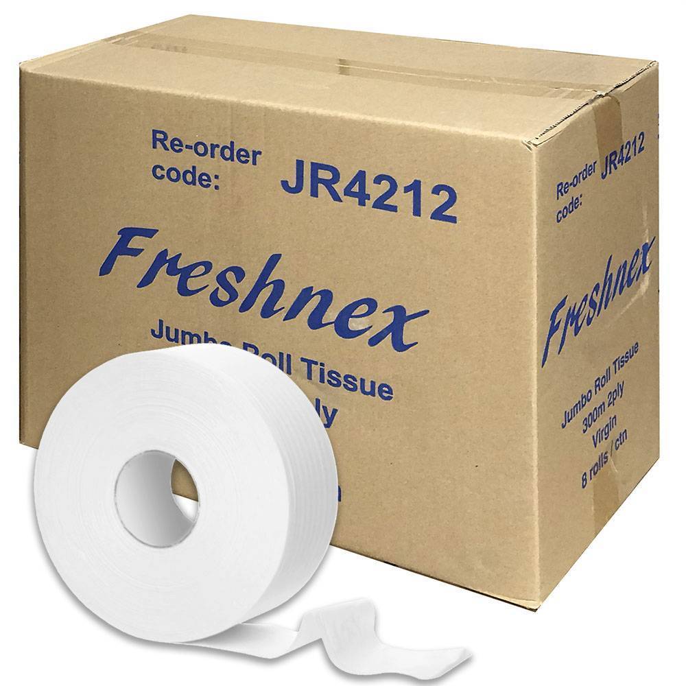 JR4212 Jumbo Virgin Toilet Paper