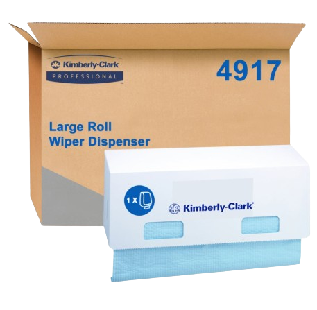 KIMBERLY-CLARK® Large Wall-Mounted Roll Dispenser