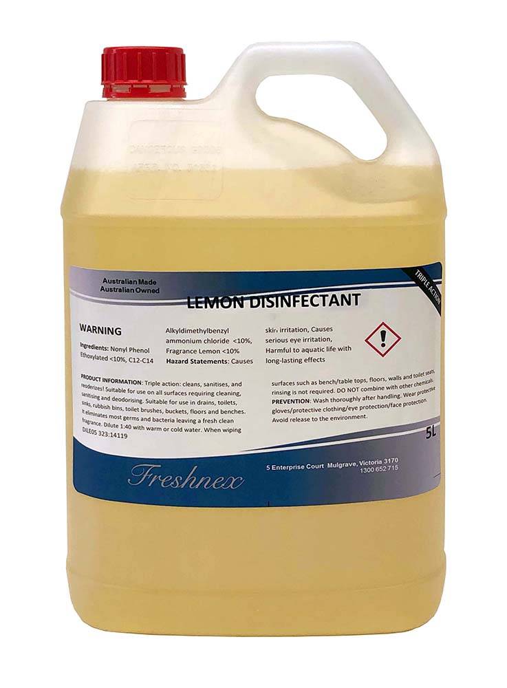 Lemon Disinfectant 5L