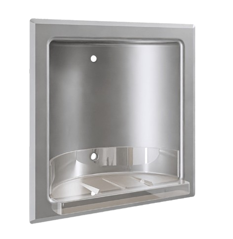 Metlam Recessed Soap Dish Satin Stainless Steel